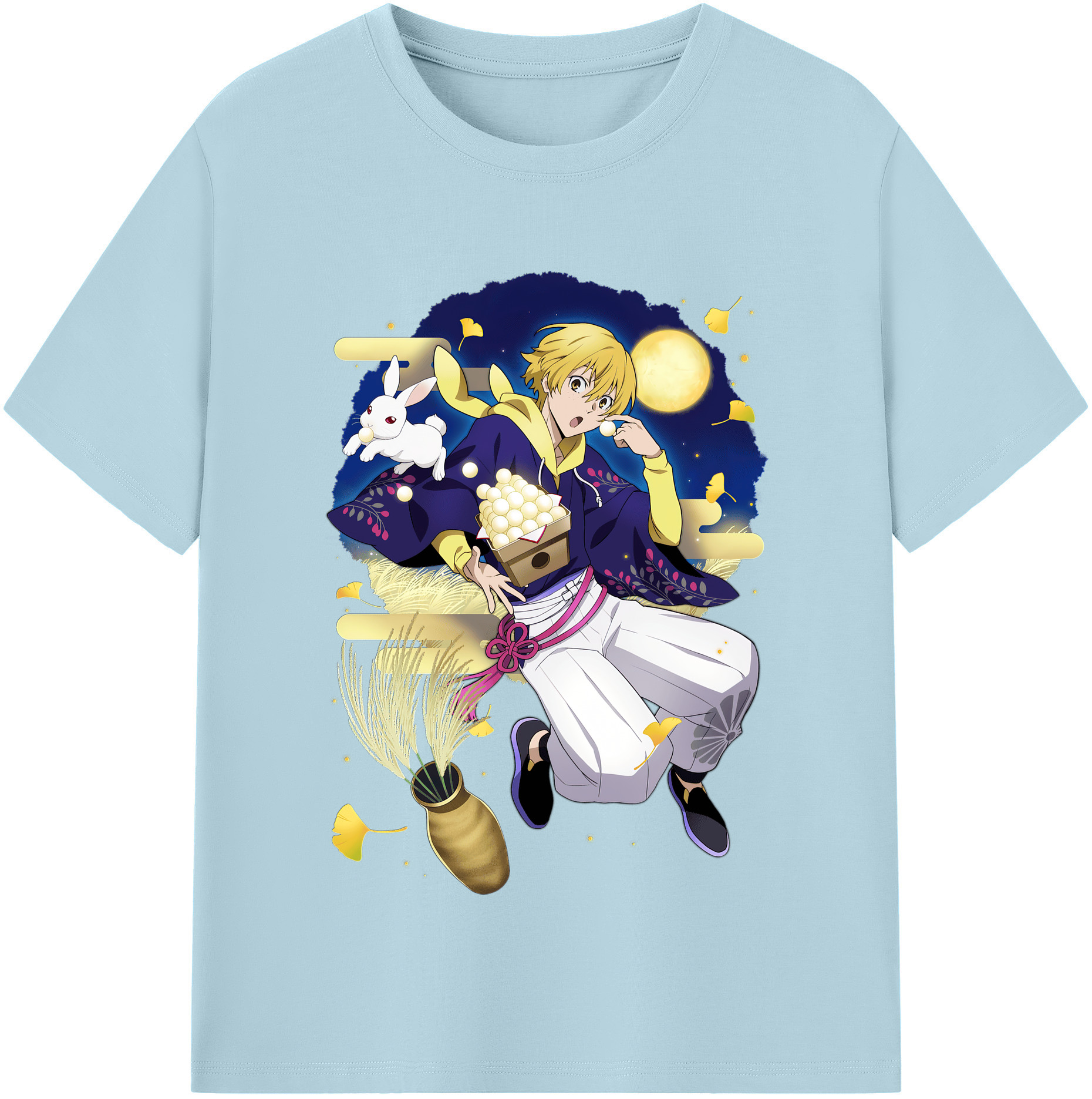 （画像用） 文豪ストレイドッグス Bungo Stray Dogs 綿100％半袖Tシャツ（フロントプリント）